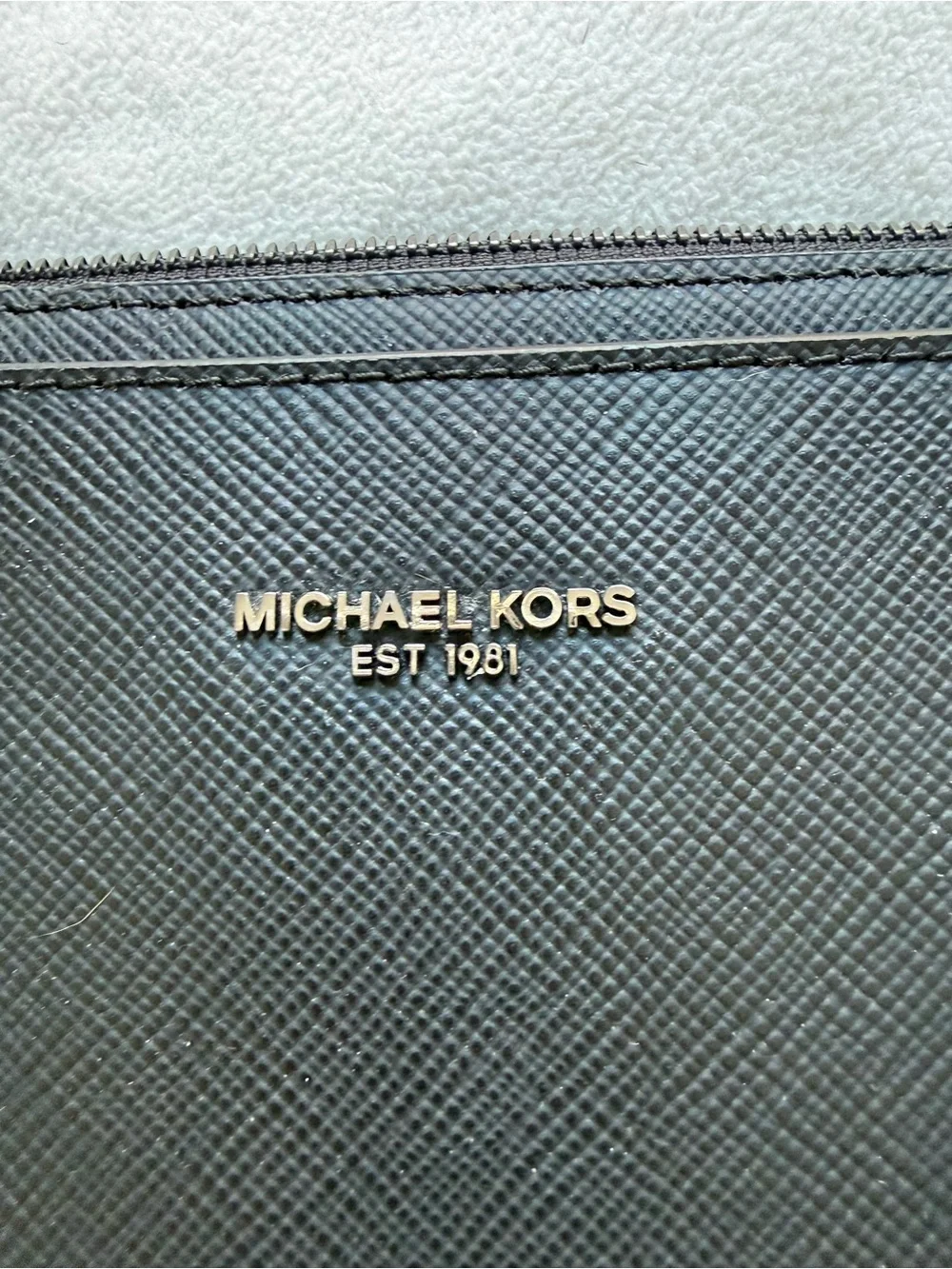 Michael Kors  saffiano-textured leather briefcase or laptop bag